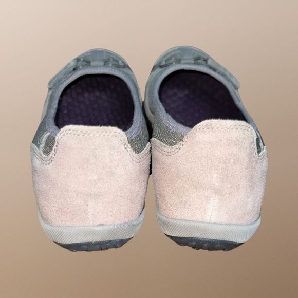 Privo by Clarks Nubuck Leather Ballet Flat Slip Ons Size 9 - Picture 3 of 6